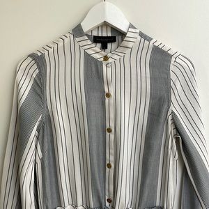 Donna Karan Blue Stripe Dress. Size XS.